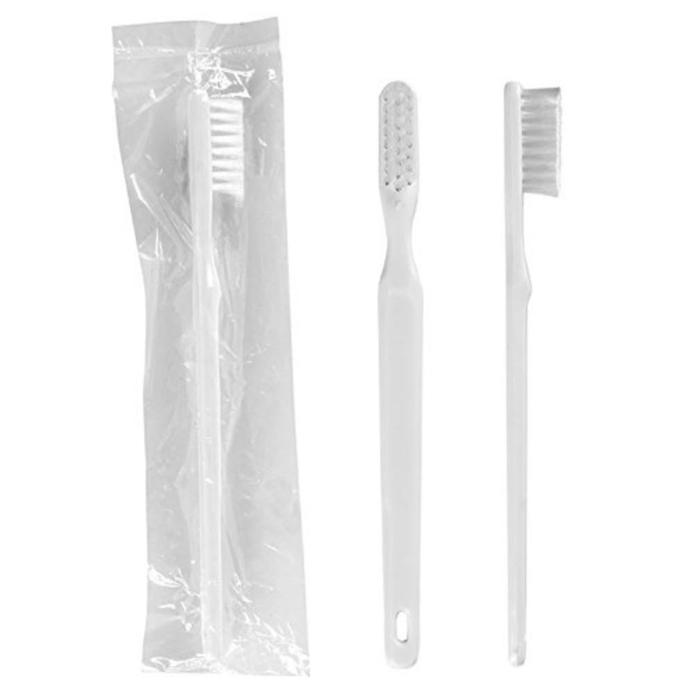 García de Pou 218.77 Cepillo Dental Enfundado, 18.5 cm, 100 unidades, Transparente