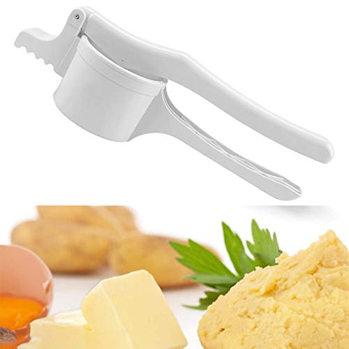 Aardappelpers Maken Stamper Aardappelpuree Wit Multifunctionele Professionele Stamper Aardappelpers met Verwisselbare… - Image 5