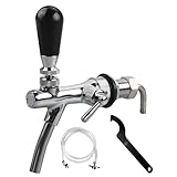 Einstellbarer Bierhahn G5/8 Bierzapfhahn Chrome Bier Zapfhahn mit...