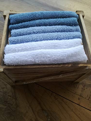 PAGO POCO Set Lavette con Cestino in Legno 6 Pezzi...