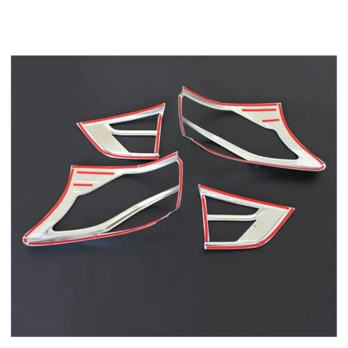 Cubierta de luz trasera cromada de alta calidad para Isuzu MU-X SUV 4