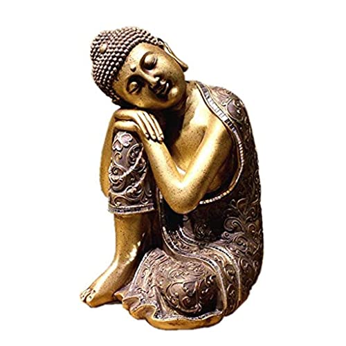 Statue Bouddhiste Zen de 35cm crée un coin de méditation et bien-être au salon