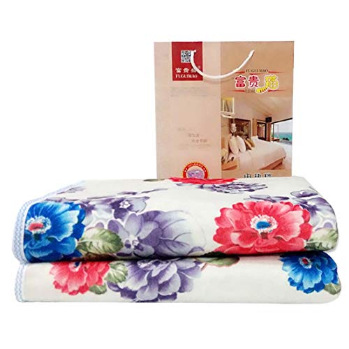 Cherry Cronin dependable 220V Electric Heating Blanket Mattress Thicker Cotton Thermostat Throwing Winter Warmer Bed Blanket(Random Color)(None 150cm*70cm)