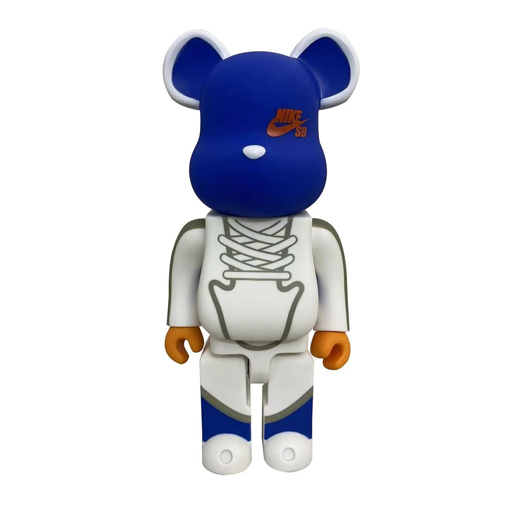 dasxcdfBuilding Blocks Bear,400% Violent Bear 28cm/11in Bearbricks Handcrafted Collectible Toys Desk/office Decoration Children's Birthday Gifts (Blue)