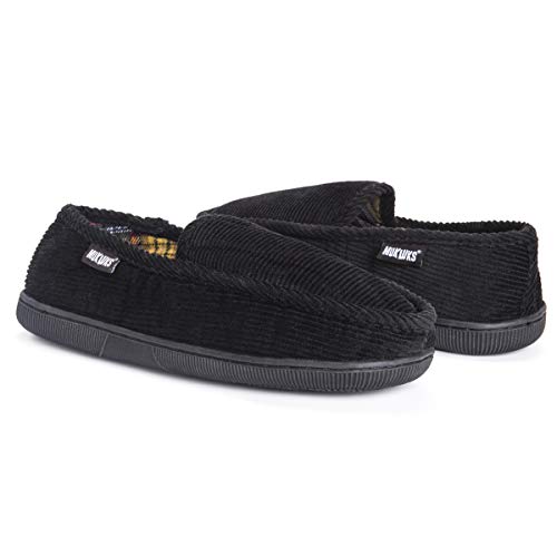 Muk Luks Men's Corduroy Moccasin with Flannel Lining3