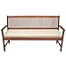 Beautissu Cuscino per panche Base BK 100x48x5cm- cuscino lungo per panchina - cuscino bancale pallet - cuscino per panca o dondolo - Beige