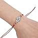 Bowisheet Hamsa Hand Bracelet Evil Eye Protection Red Cord Adjustable Handmade Bracelet for Women