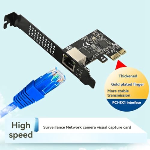 5GB PCIE Tarjeta de Red PCI Express X1 a RJ45 Gigabit Ethernet Servicio 10/100/1000M/2.5G/5G para PC miniatura 6