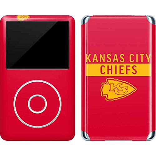 Skinit Decal MP3 Player Skin Compatible with iPod Classic (6th Gen) 80GB - Officially Licensed NFL Kansas City Chiefs Red Performance Series Design