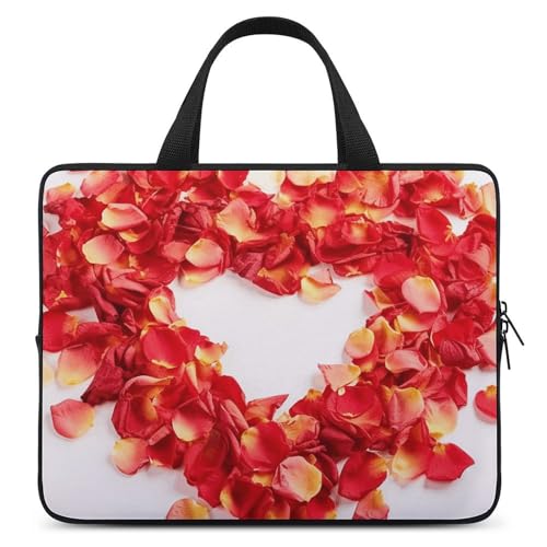 Sac bandoulière pour ordinateur portable 12" antichoc à motif floral
