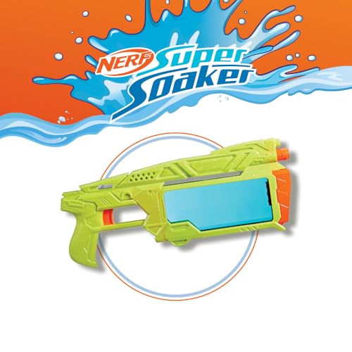 Image of Nerf Super Soaker Dunk-Fill+ Water Blaster | Easy Instant Fill Tank, Just Dunk & Go | 358 ml Tank | Pichkari for Outdoor Water Games | Branded Toy Pichkari for Holi Festival | Kids Ages 6+