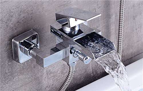Ensemble cascade baignoire chrome B au fini miroir haut de gamme