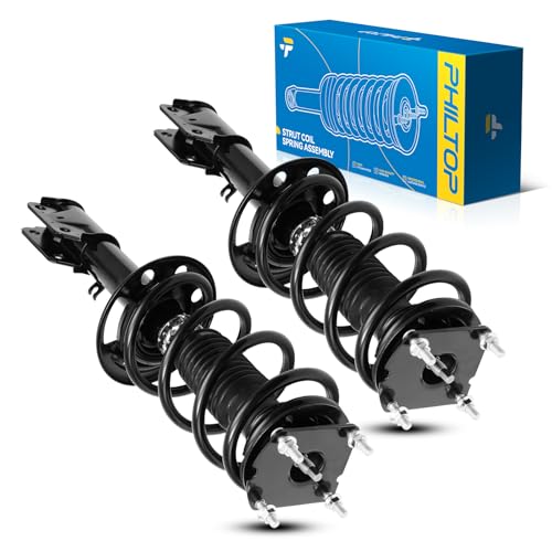 Image of PHILTOP Front Complete Struts Shock Absorber for Explorer 2011-2013 3.5L, Quick Suspension 272620 272621, Struts with Coil Spring Assemblies SAA932 2 Pcs