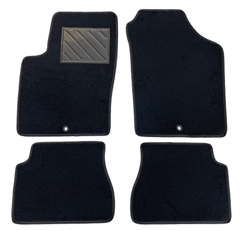 Alfombrillas para Kia Picanto I de 2004 a 2011 a medida, antideslizantes, talonera de goma reforzada Cover