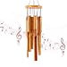 DateDirect Bamboo Wind Chimes Memorial Gifts - Wood Wind Chime - Large Indoor Outdoor Wooden - 32" Wind Chimes for Garden, Yark,Patio and Home Décor