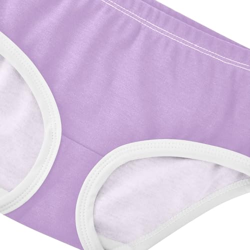 Joisal Stylish Toddler Underwear Floral 2t Cotton Panties for Girl Wisteria Violet Briefs Girls Undies4
