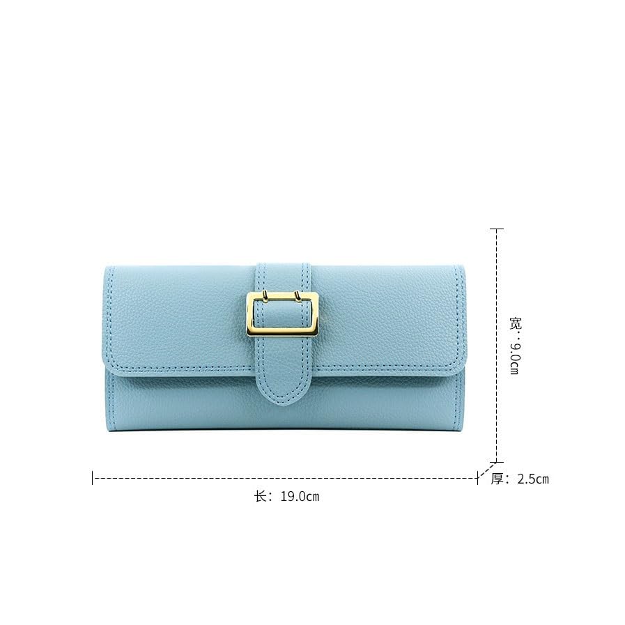 Fashion Women Wallets Long Tri-fold Wallet Purse Leather Female Clutch Card Hold3