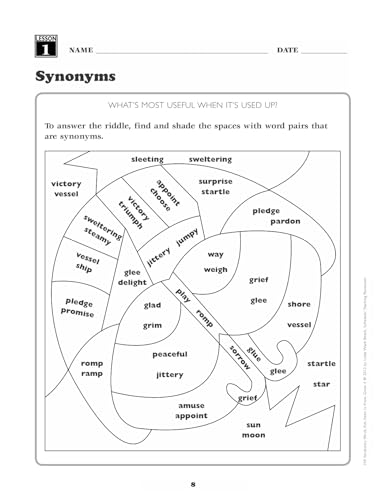 240 Vocabulary Words Kids Need to Know, Grade 4: 24 Ready-to-reproduce Packets That Make Vocabulary Building Fun & Effective - Image 6