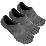 [VWELL] 五本指ソックス メンズ クールマックス 五本指靴下 通気性 5本指ソックス くるぶし スニーカー スポーツ ランニング トレーニング COOLMAX 吸汗速乾 抗菌防臭 四季適用 丈夫な靴下 3足セット 25-27cm