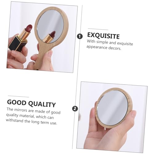 Set de 4 espejos de maquillaje LIFKOME con LED y soporte miniatura 7