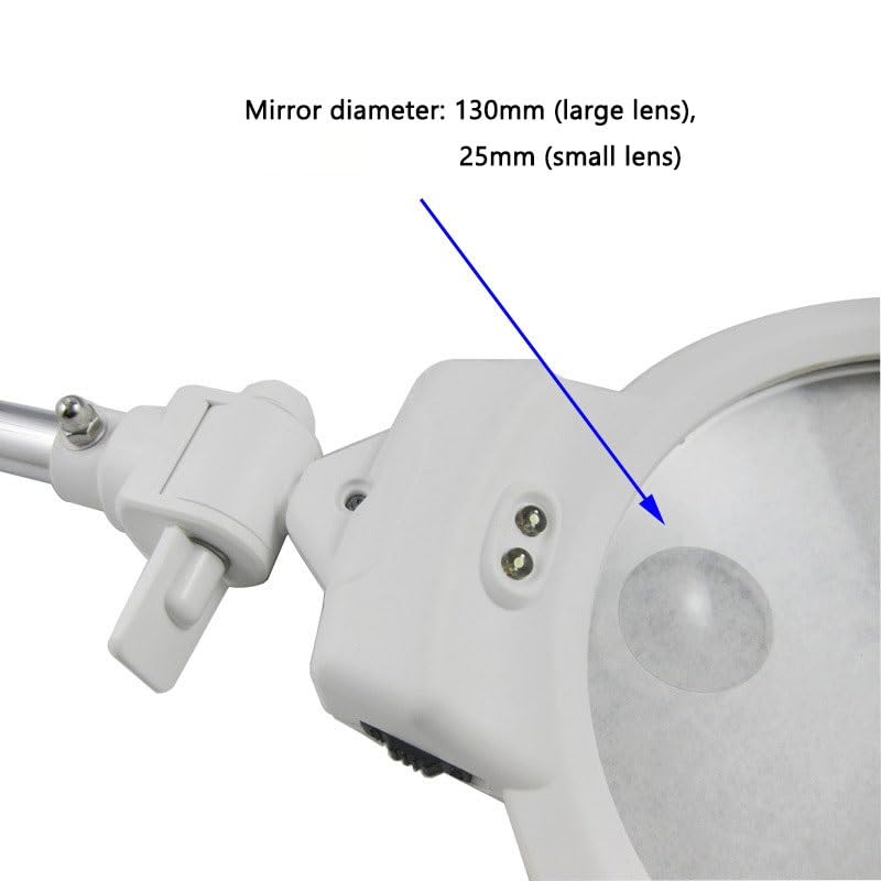 Lupa montada con Diadema, Lentes de Cristal, aumentos de 1.6X, 2X, 2.5X y 3X. Ideal para Trabajos de joyería y reparación de Relojes.
