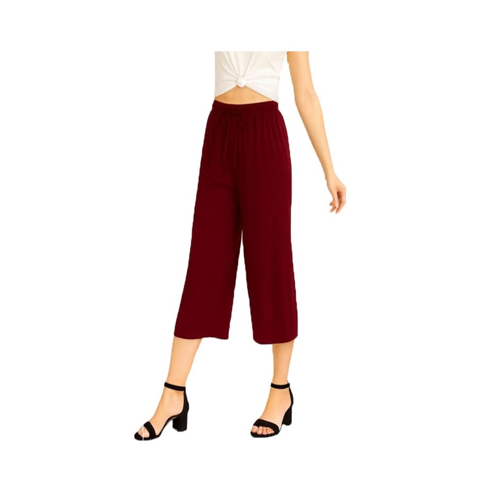 Womens Cotton Solid Regular Wear Loosefit Yoga Pants for Girls Single Pack-picture-38