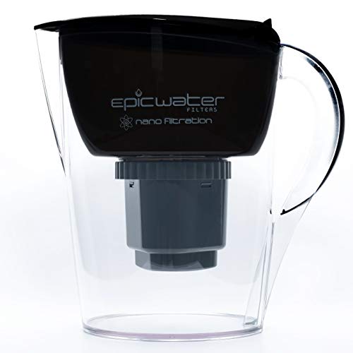 Epic Nano | Water Filter Pitchers for Drinking Water | 10 Cup | 150 Gallon Filter | Gravity Water Filter | Removes Virus, Bacteria, Chlorine | Water Purifier (Navy Blue) Epic Nano | Water Filter Pitchers for Drinking Water | 10 Cup | 150 Gallon Filter | Gravity Water Filter | Removes Virus, Bacteria, Chlorine | Water Purifier (Navy Blue)