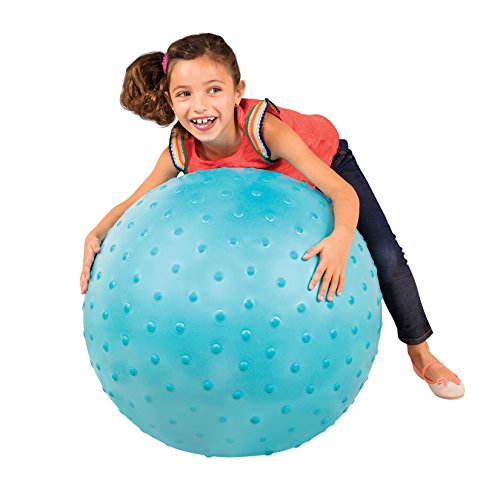 B. toys â€“ Bouncy Ball â€“ Blue Hopper Ball â€“ Sit & Bounce â€“ for Toddlers, Kids â€“ Big Ball for Jumping â€“ Play & Exercise â€“ Air Pump â€“ Pouncy Bouncy Ball â€“ 3 Years + (BX1591Z)