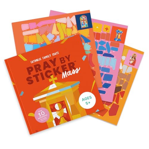 Livre d'autocollants de messe Pray by Sticker pour captiver l'attention