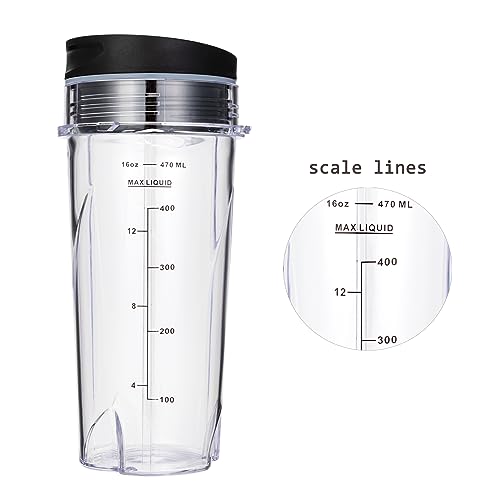 Vasos para licuadora 16oz modelo QB3001SS - Pack 2 miniatura 2