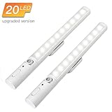 ♛ 【6 Monate Arbeitszeit】 - Mit 20 LED in jeder Leuchte bietet eine extra starke LED 100 Lumen, um Ihr Leben zu beleuchten. Wird sie 10 Mal am Tag verwendet, kann bis zu 6 Monate dauern!