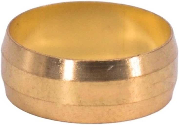 10 15 16 20 22 25 28 35 42 54mm Oil Ferrule Hole For Compression Union Fitting Water Gas Oil Assembly Sleeve Ferrule Ring Brass