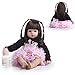 NXW Reborn Bébé Poupée 50 Cm 20 Pouces Poupon en Sillicone Reborn Fille Réincarné Bébé Poupée Doux Simulation Vinyle Garçon Fille Jouet Vif Réaliste pour Âge 3+ Boy Girl Jouet