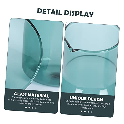 Set de Vaso y Tetera de Vidrio Chic para Hogar miniatura 2