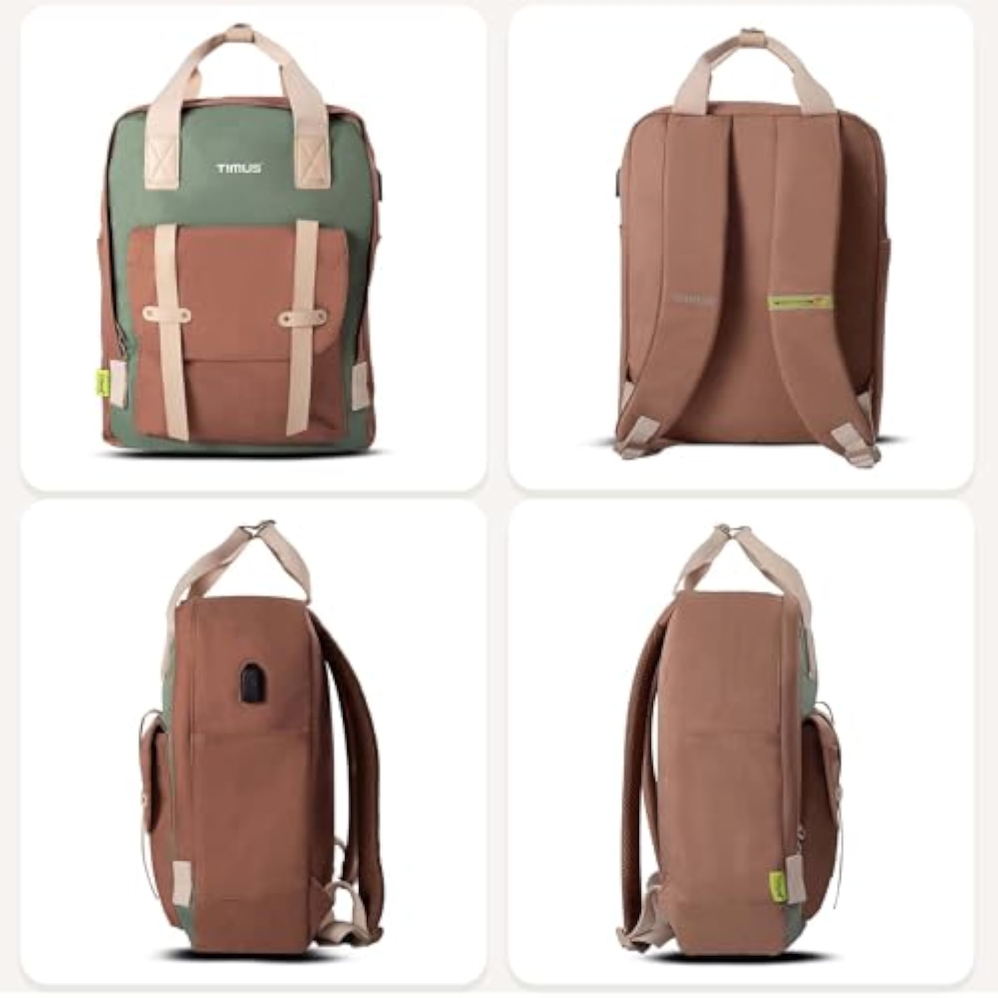 Unisex Miami Polyester Casual Backpack, 21L for College & Travel