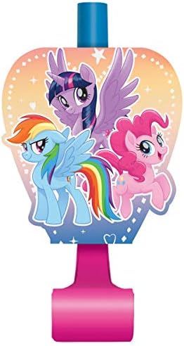 Miniatura 2 de El paquete de suministros para fiesta de cumpleaños de My Little Pony incluye 16 reventones de fiesta y 1 hoja de calcomanías de dinosaurio