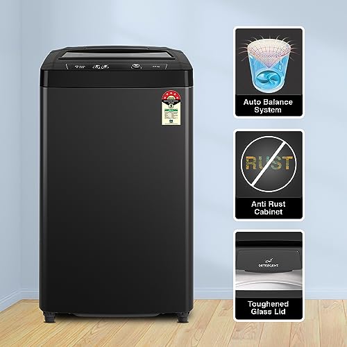 Image of Godrej 6 Kg 5 Star I-Wash Technology Providing 1-Touch Wash Fully-Automatic Top Load Washing Machine Appliance (WTEON 600 5.0 A GPGR, Graphite Grey)