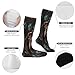 FekiLoot German Shorthaired Pointer in Glasses Compression Socks Cozy Soft Support Socks Fashion Breathable Knee High Tube Socks for Adult