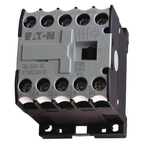 Contactor magnético mini Eaton XTMC9A10B de 9 A contra fallos de arranque