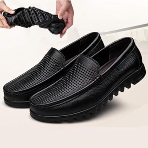 Men's Slip on Loafers Soft Flat Relaxing Boat Shoes Suitable for Driving and Walking2