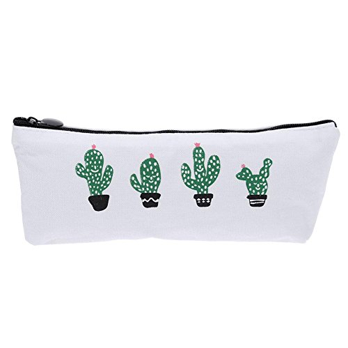 Matefield - Organizador de bolsas de almacenamiento de lona trapezoidal con cierre de cremallera para estudiantes, color Type2