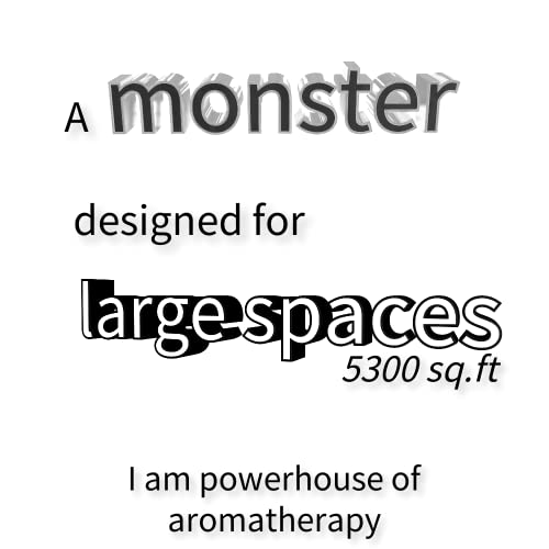 Business Aromatherapy Scent Collection Diffuser - Area 5300 Sq.ft, 6.8Fl Oz/200Ml, Bluetooth Control, Black, Diffmely #TOP1