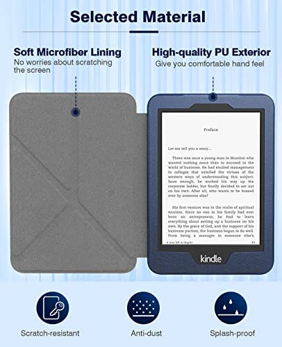 Moko P782301311527 Case Fits 6 Inch Kindle Paperwhite(10Th Gen, 2018 Releases)/All Paperwhite 2012-2017, Auto Wake/Sleep Standing Origami Slim Shell Cover thumb #5