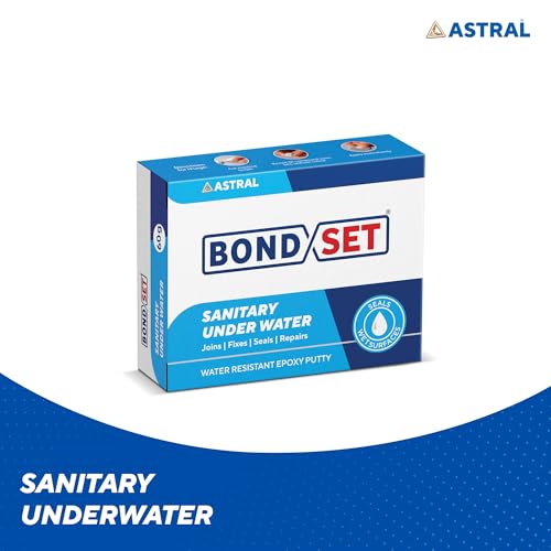 Image of Sanitary Under Water, 60g x 6 Pack| Fast-Setting Waterproof Epoxy Putty for Wet, Damp & Underwater Repairs | 5-10 Minute Setting | Strong Bond for Pipes, Tanks & Surfaces
