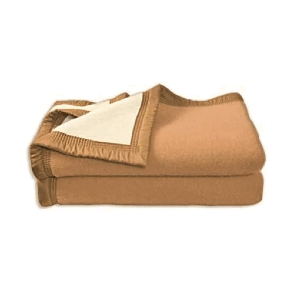 Couverture laine grand lit contre le froid nocturne, modèle Aubisque Poyet Motte