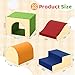 Sumbababy Toddler Climbing Foam Blocks: 4 PCS Indoor Play Gym with Slide and Stairs - Soft Playground Set for Kids - Includes Tunnel for Fun Climbers