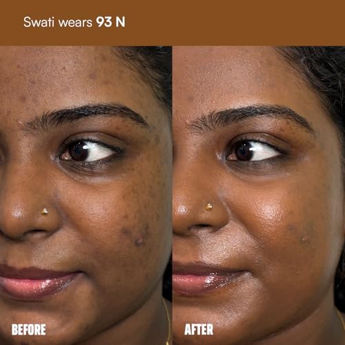 Image of FAE Beauty Face Card 4-in-1 Super Serum Skin Tint | Hydrates, Primes, Provides Coverage & Protects with SPF | Lightweight, Dewy Finish | 30 Shades for Indian Skin Tones | Shade - 93N - Neutral