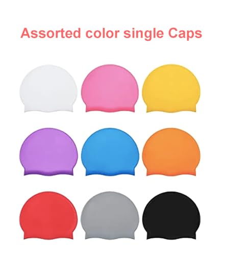 Image of Swimming Cap for Girls and Boys for Swimming Costumes (Free Size, Swimming Cap)