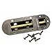 2 PCs Antique Brass Barrel Bolt Latch Slide Door Lock with Screws, Length 4-in (10.3 cm) and Width 1.3-in (3.2 cm)