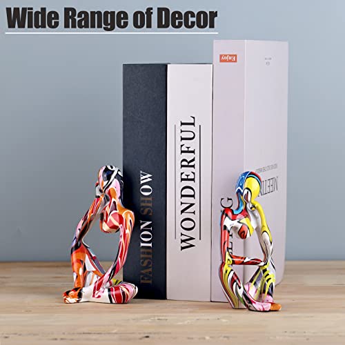 Set de 3 Figuras Decorativas Estatua Pensador en Resina miniatura 4